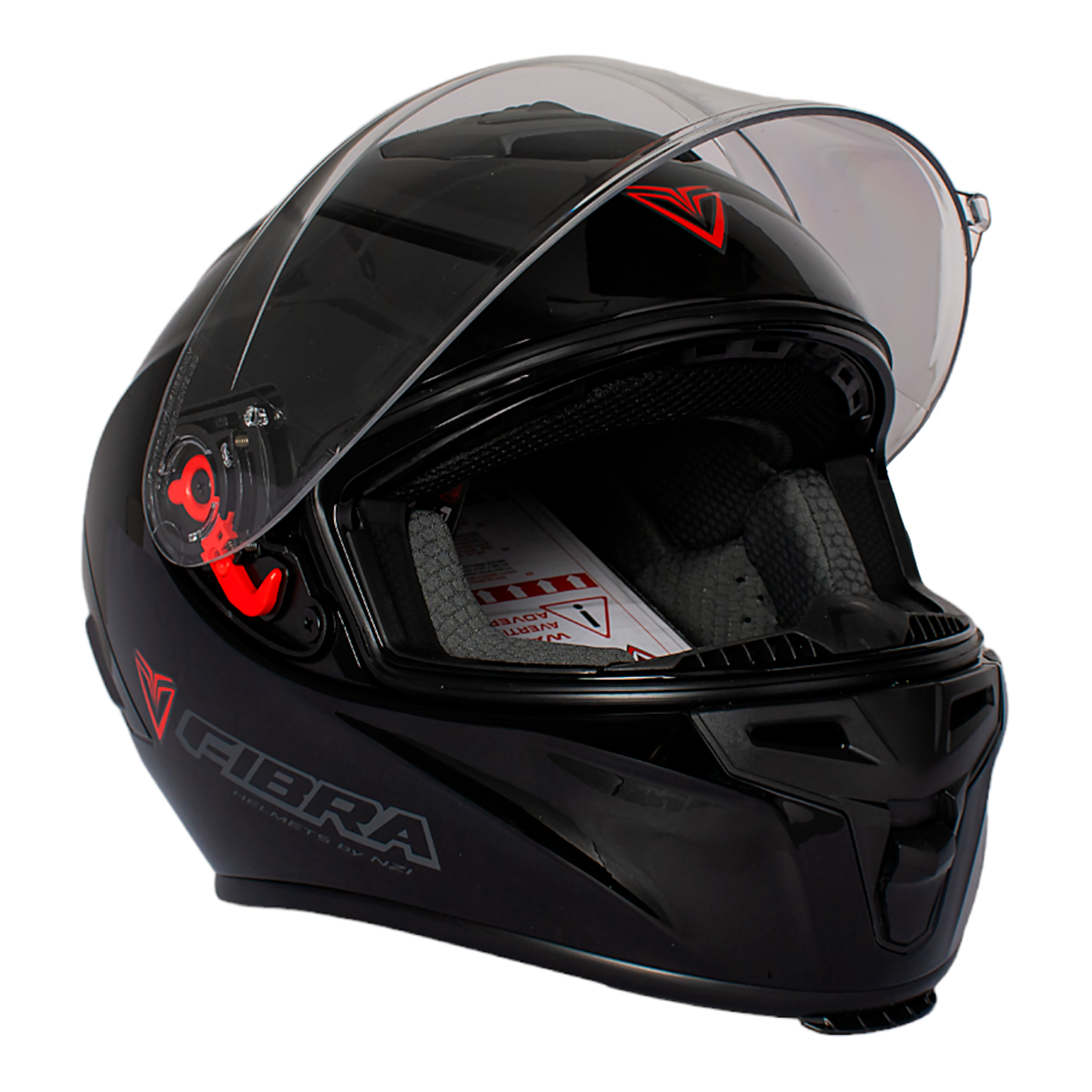 CASCO FIBRA GIGA - NEGRO BRILLANTE