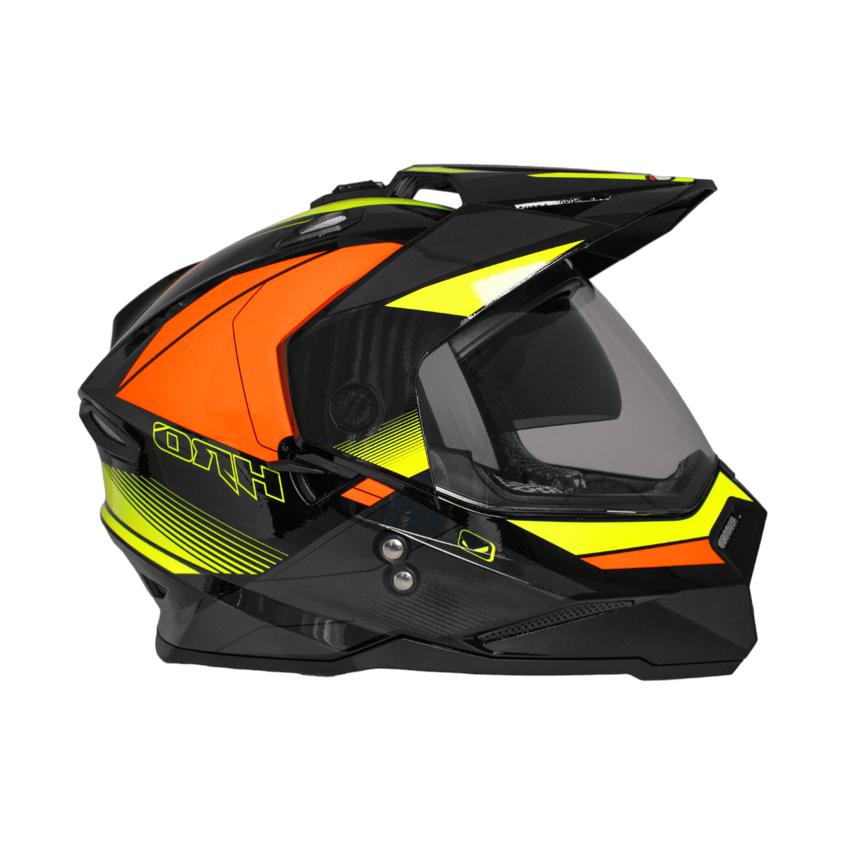 CASCO HRO-MX330 DV NEGRO/NARANJA/AMARILLO