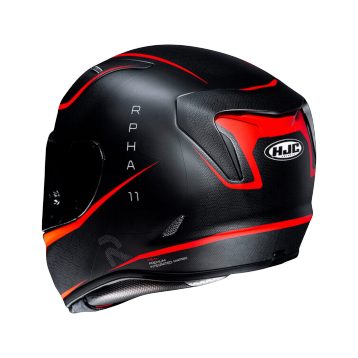 CASCO HJC FIBRA DE CARBONO RPHA 11 NEGRO/ROJO