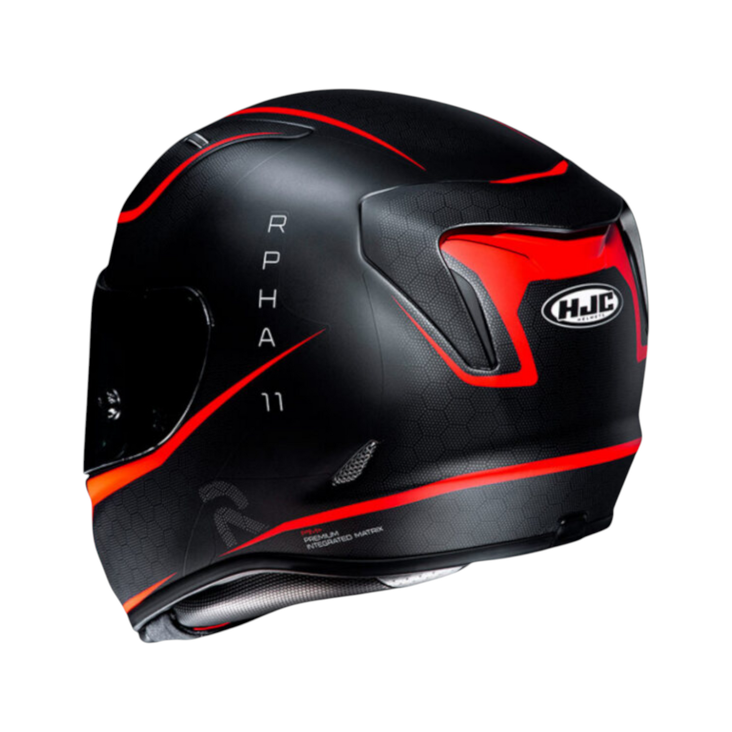 CASCO HJC FIBRA DE CARBONO RPHA 11 NEGRO/ROJO