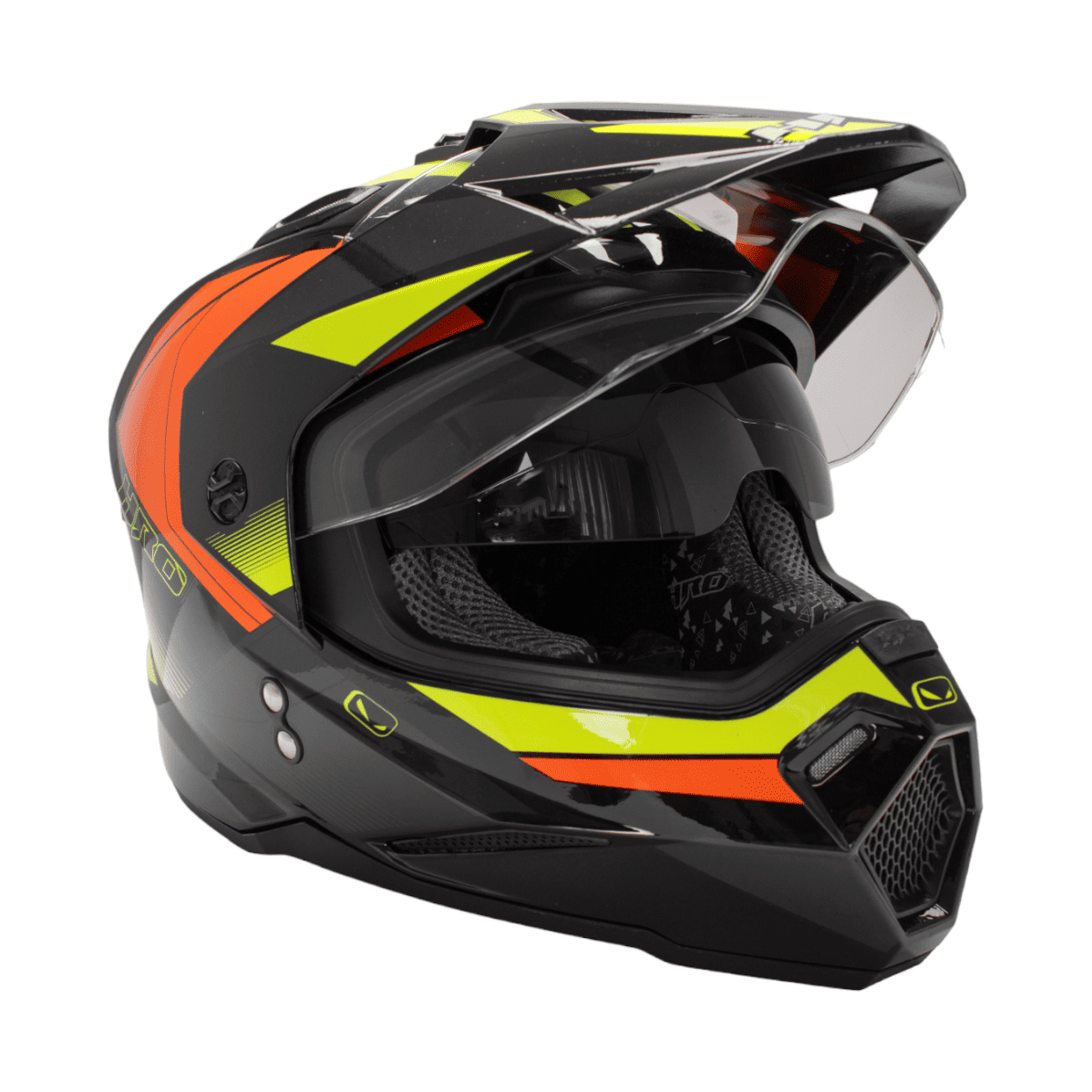 CASCO HRO-MX330 DV NEGRO/NARANJA/AMARILLO