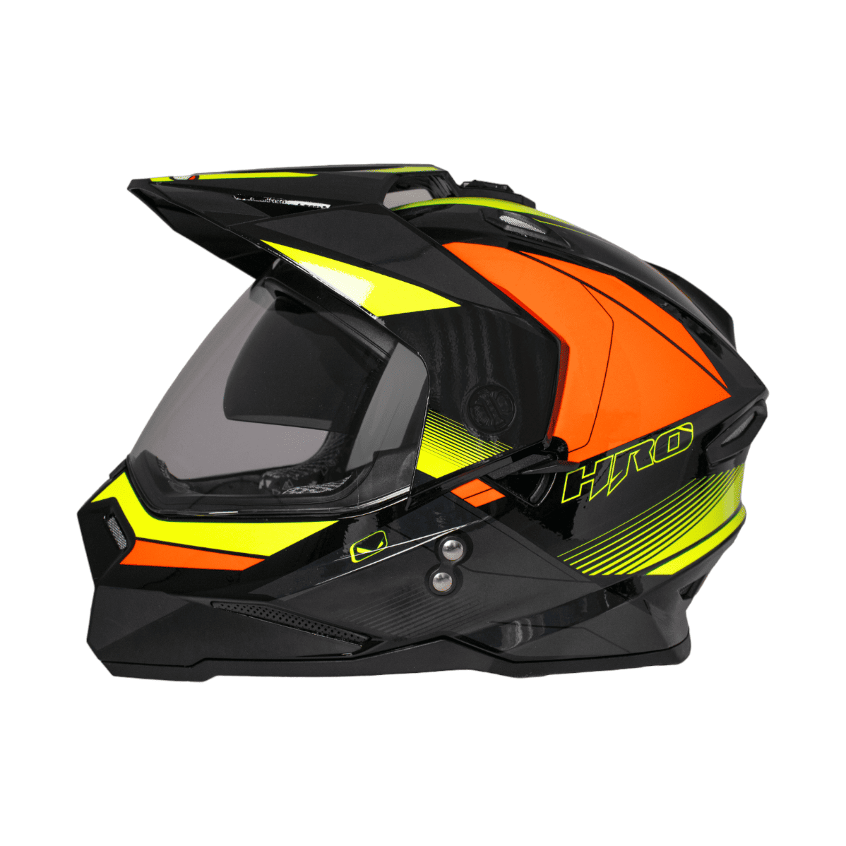 CASCO HRO-MX330 DV NEGRO/NARANJA/AMARILLO