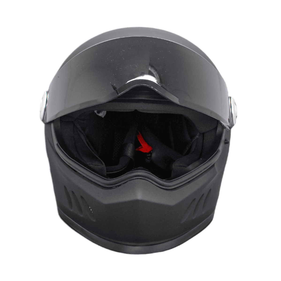 CASCO HOKEN MONOCOLOR VINTAGE - NEGRO MATE