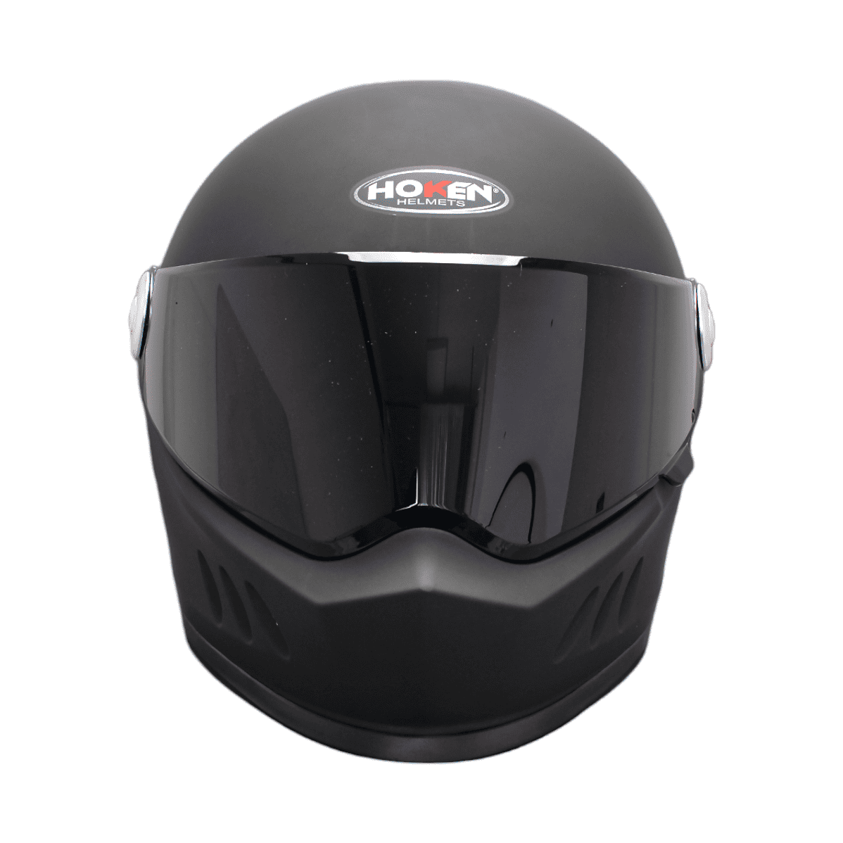 CASCO HOKEN MONOCOLOR VINTAGE - NEGRO MATE