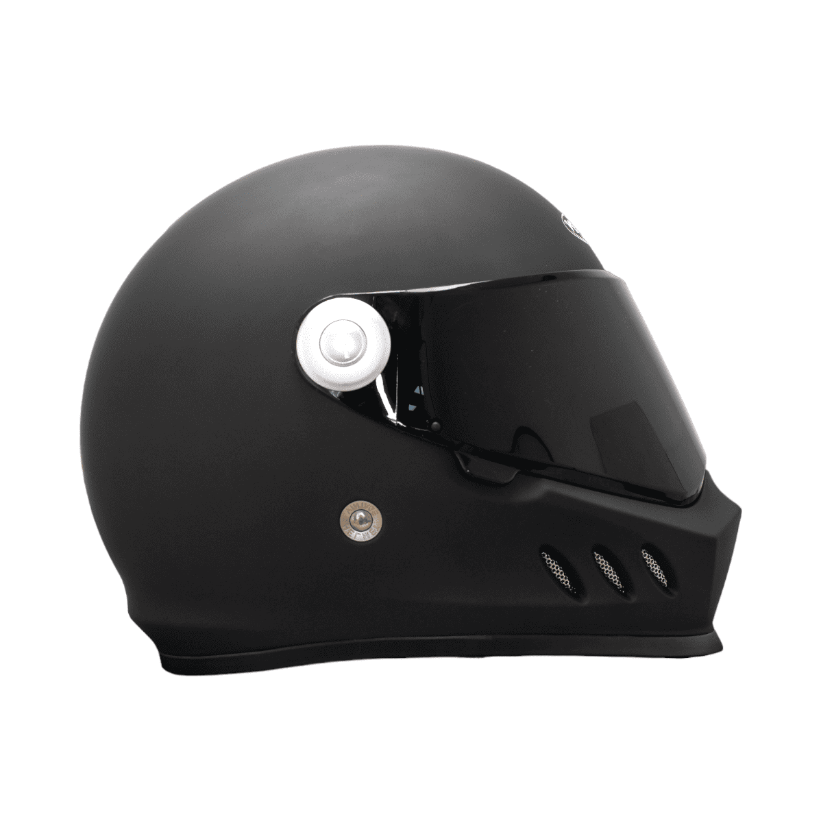 CASCO HOKEN MONOCOLOR VINTAGE - NEGRO MATE