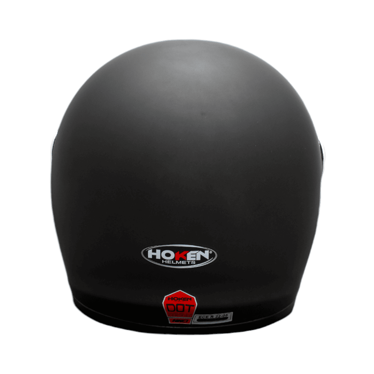 CASCO HOKEN MONOCOLOR VINTAGE - NEGRO MATE