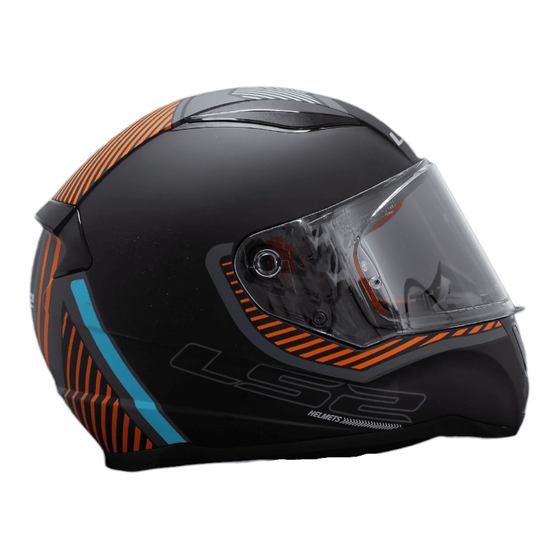 CASCO LS2 FF353 - GRIS/NARANJA