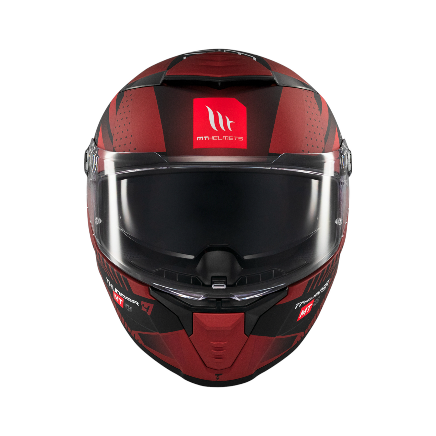 CASCO MT THUNDER 4 SV LUMINENCE ROJO/NEGRO