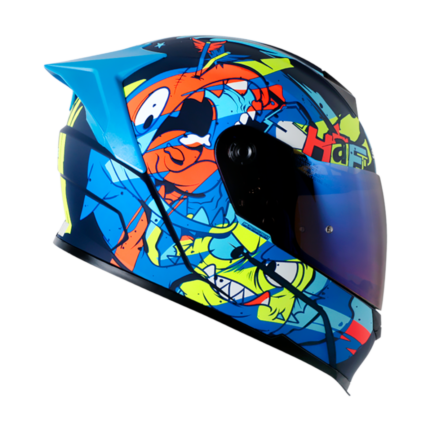 CASCO SHAFT SH-502SP SHARKIE AMARILLO/AZUL