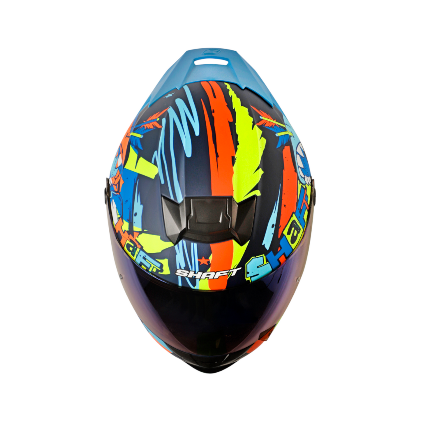 CASCO SHAFT SH-502SP SHARKIE AMARILLO/AZUL