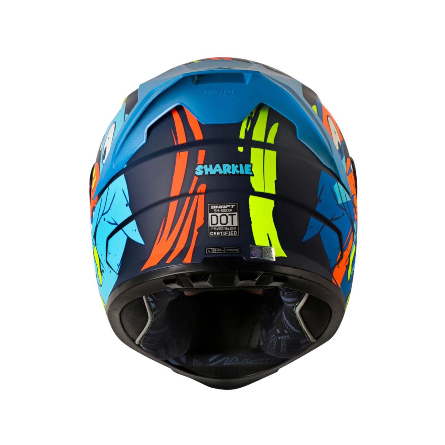 CASCO SHAFT SH-502SP SHARKIE AMARILLO/AZUL
