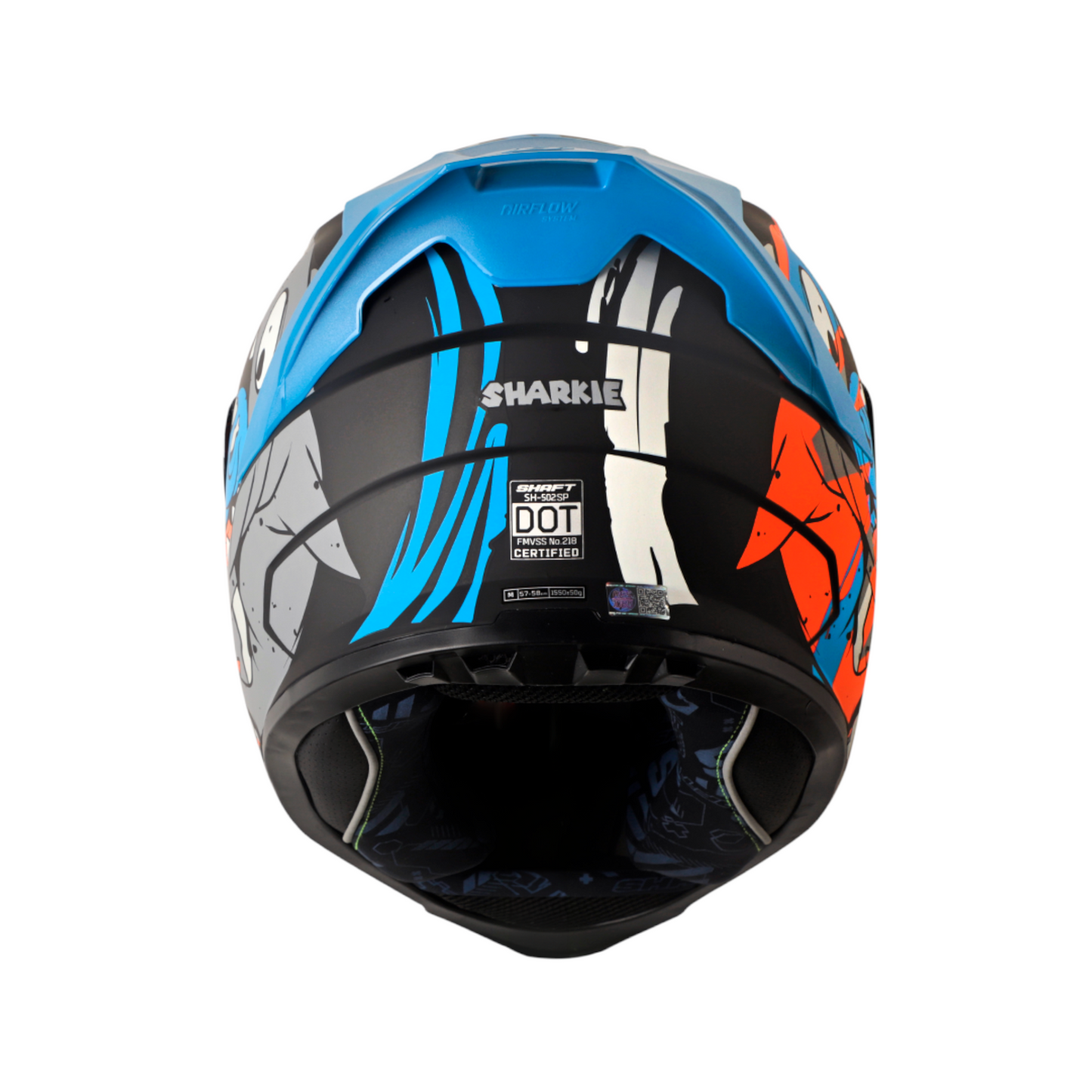 CASCO SHAFT SH-502SP SHARKIE NEGRO/ROJO