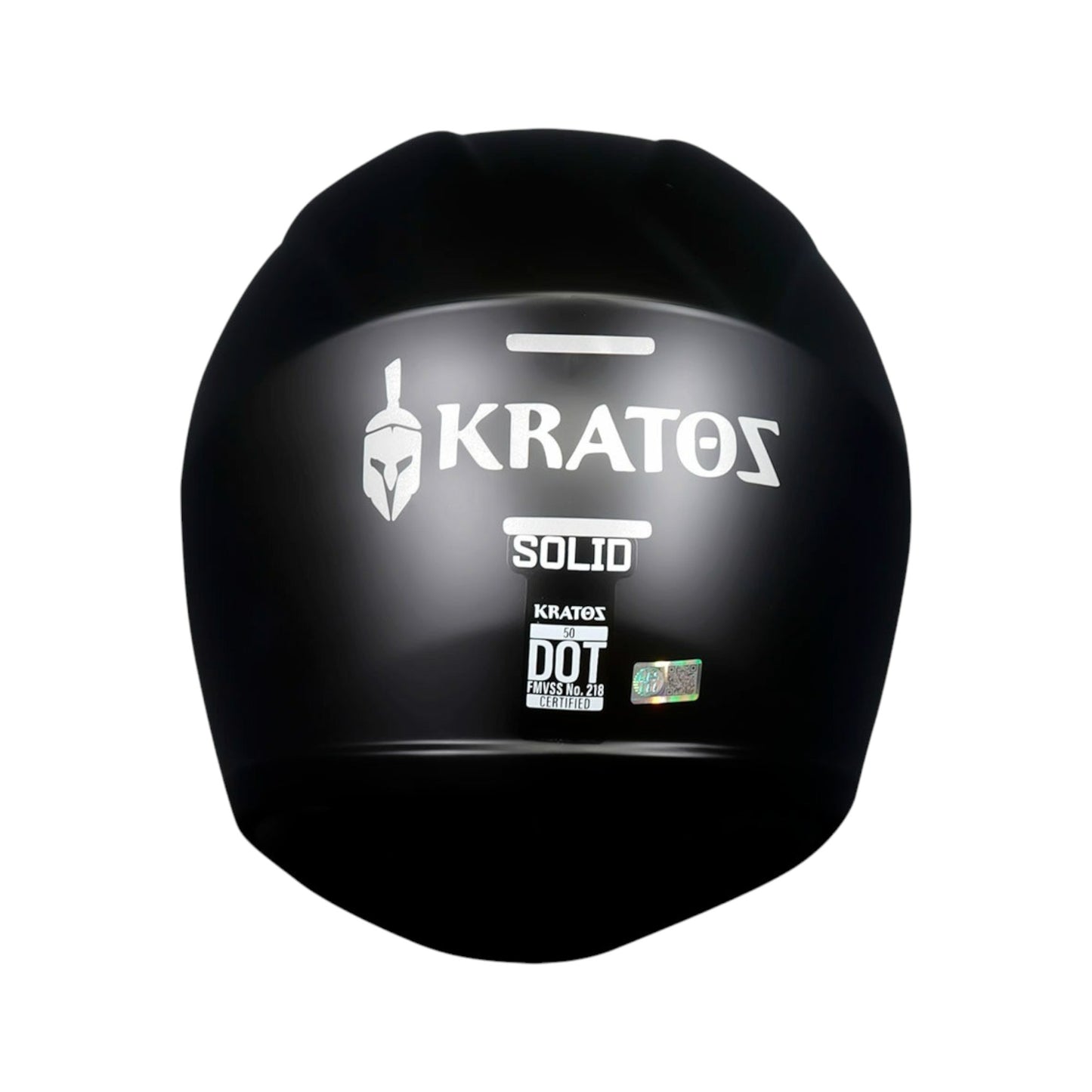 CASCO KRATOZ K50 NEGRO MATE (VISOR CLARO)