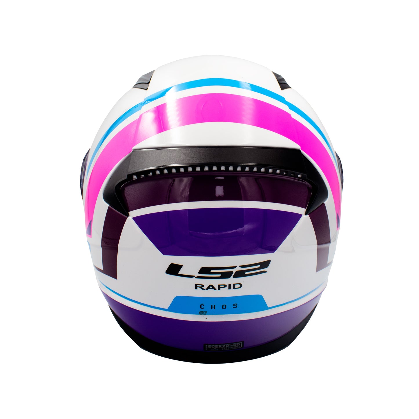 CASCO LS2 FF353 - BLANCO/MORADO