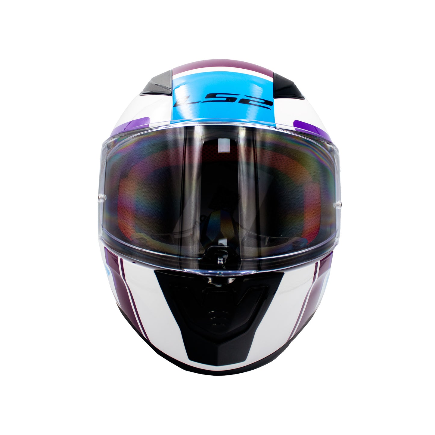 CASCO LS2 FF353 - BLANCO/MORADO
