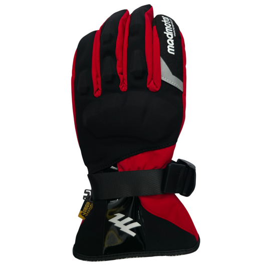 GUANTES LARGOS IMPERMEABLE MADMOTOR MAD-68 ROJO