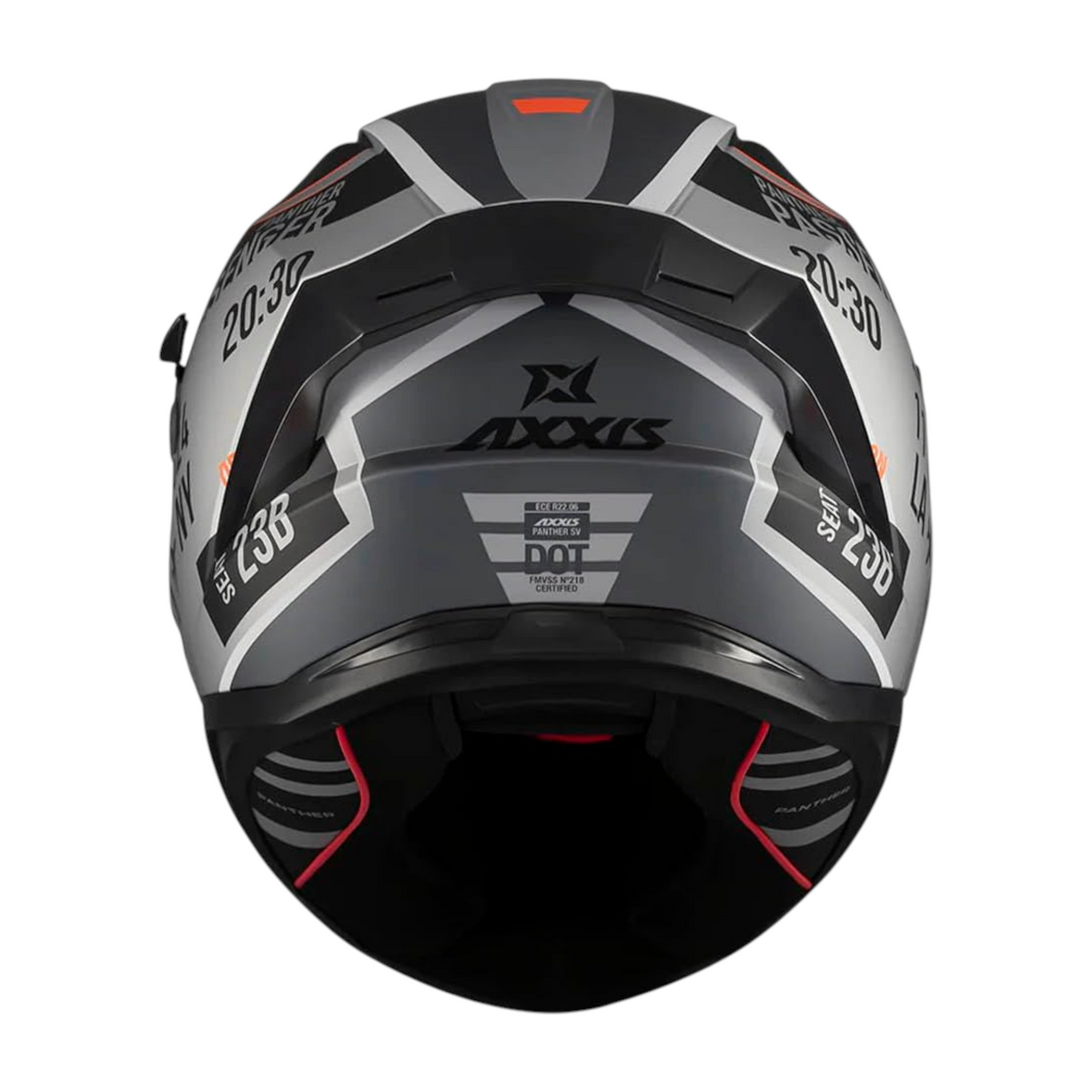 CASCO AXXIS PHANTER PASSENGER BLANCO/GRIS