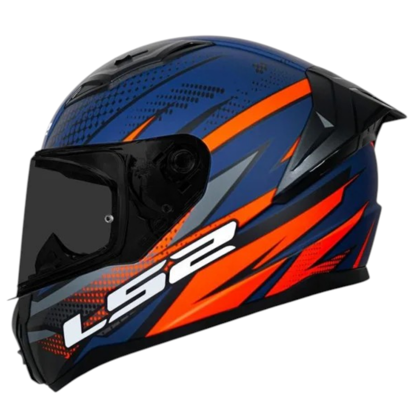CASCO LS2 - FF810 AZUL/NARANJA