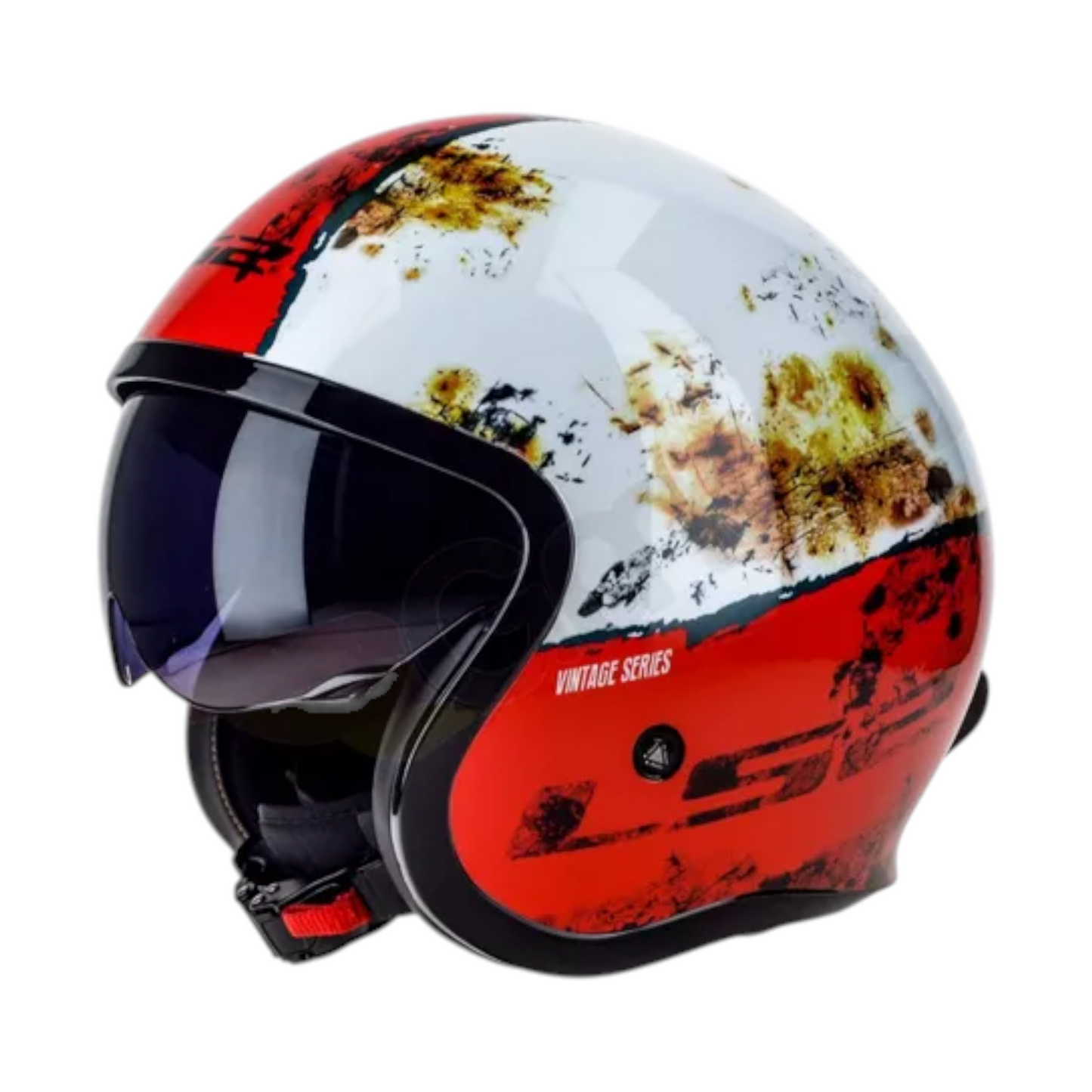 CASCO LS2 OF599 SPITFIRE INKY BLANCO/ROJO