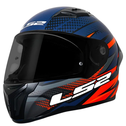 CASCO LS2 - FF810 AZUL/NARANJA