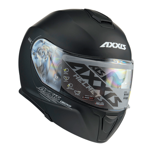 CASCO AXXIS GECKO NEGRO MATE