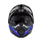 CASCO HRO-MX330 NEGRO MATE/AZUL - L