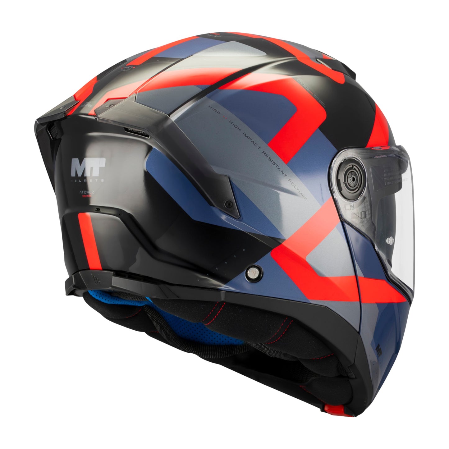 CASCO ATOM 2 DEXTER AZUL/ROJO