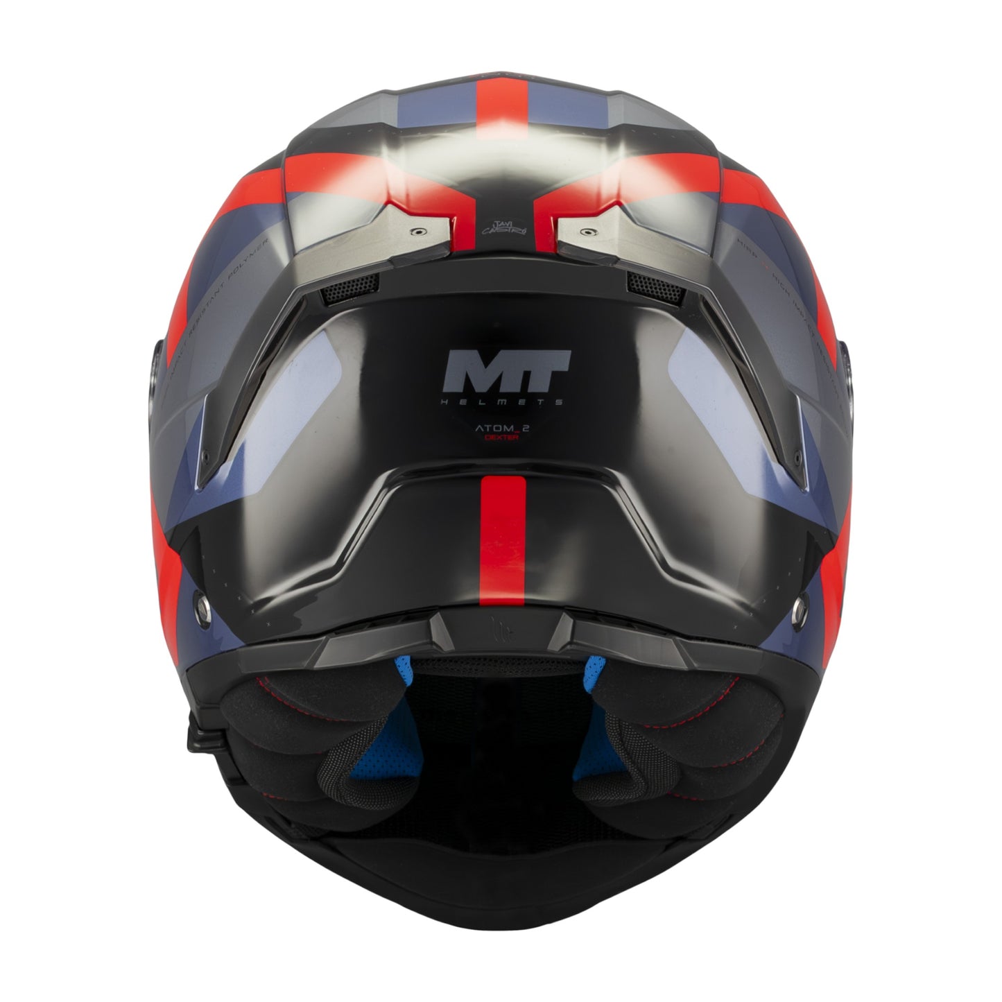 CASCO ATOM 2 DEXTER AZUL/ROJO