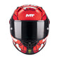 CASCO MT KRE+ S PIQUERAS B5 ROJO