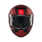 CASCO MT THUNDER 4 SV LUMINENCE ROJO/NEGRO