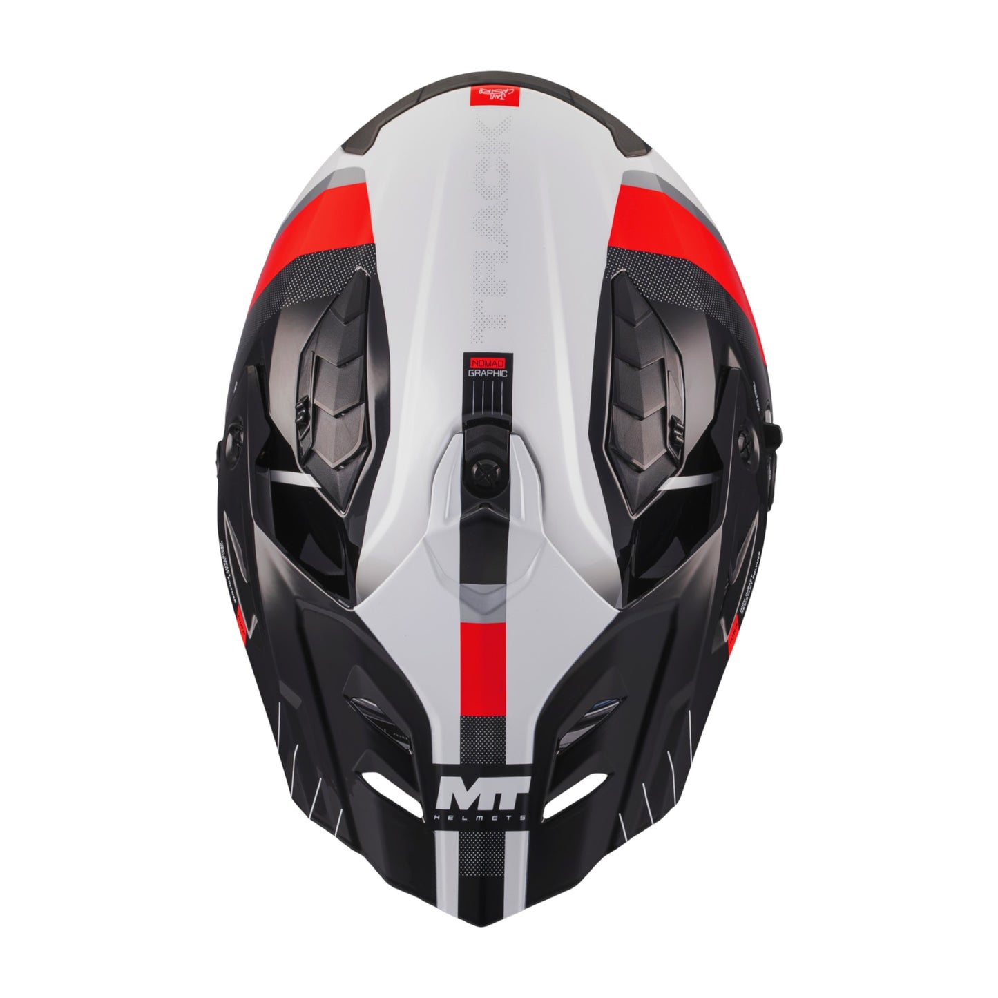 CASCO MT TRACK SV NOMAD NEGRO/NARANJA