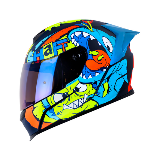 CASCO SHAFT SH-502SP SHARKIE AMARILLO/AZUL