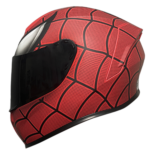 CASCO XKUDO SPIDERMAN MATE (VISOR OSCURO)