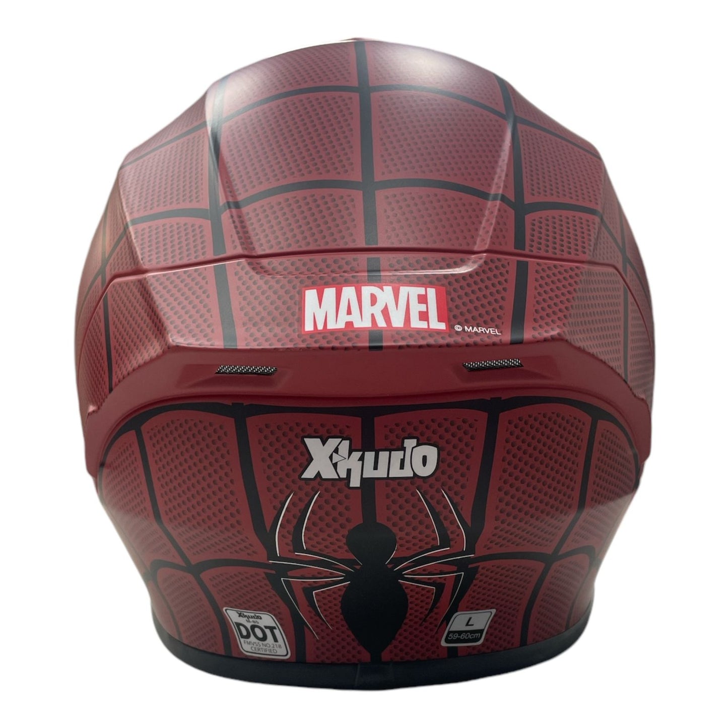 CASCO XKUDO SPIDERMAN MATE (VISOR OSCURO)