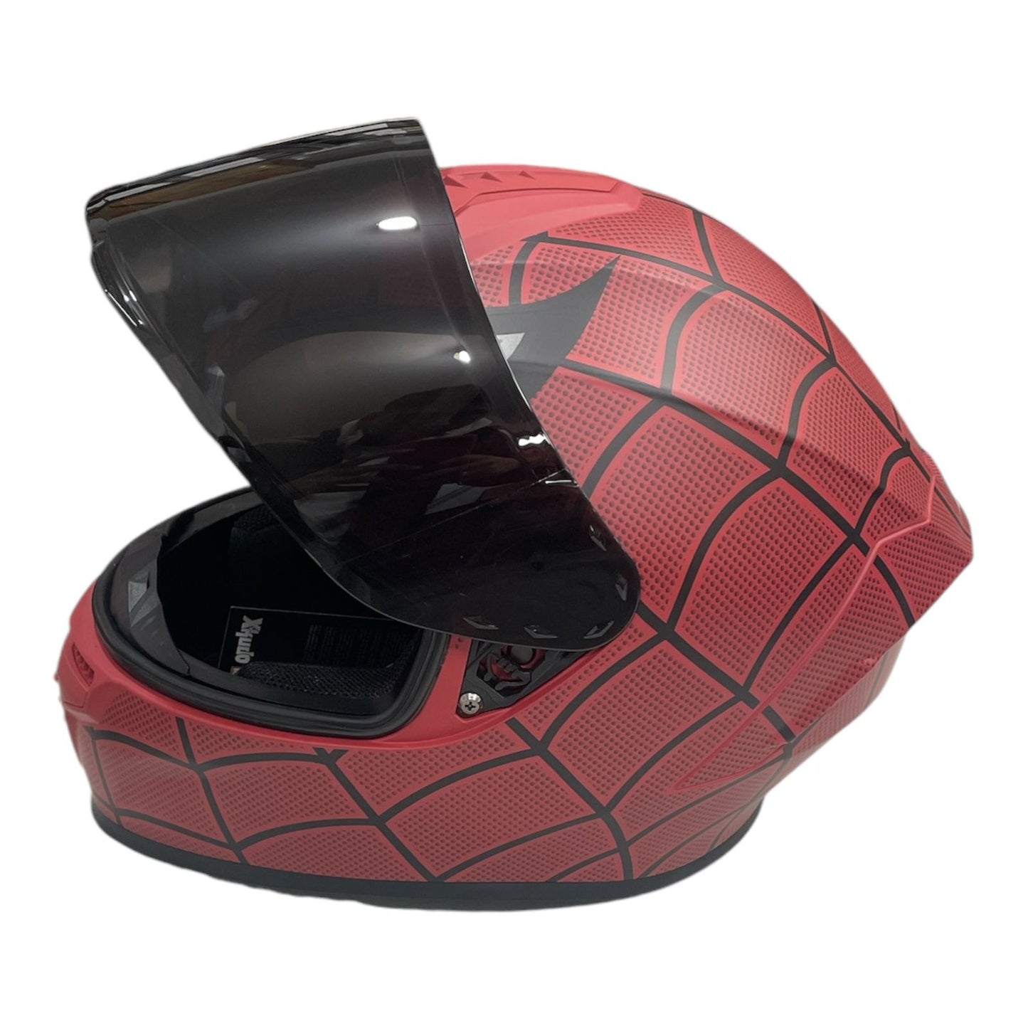 CASCO XKUDO SPIDERMAN MATE (VISOR OSCURO)