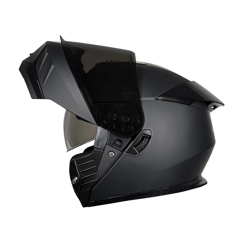 CASCO XKUDO XFORZA NEGRO MATE VISOR OSCURO