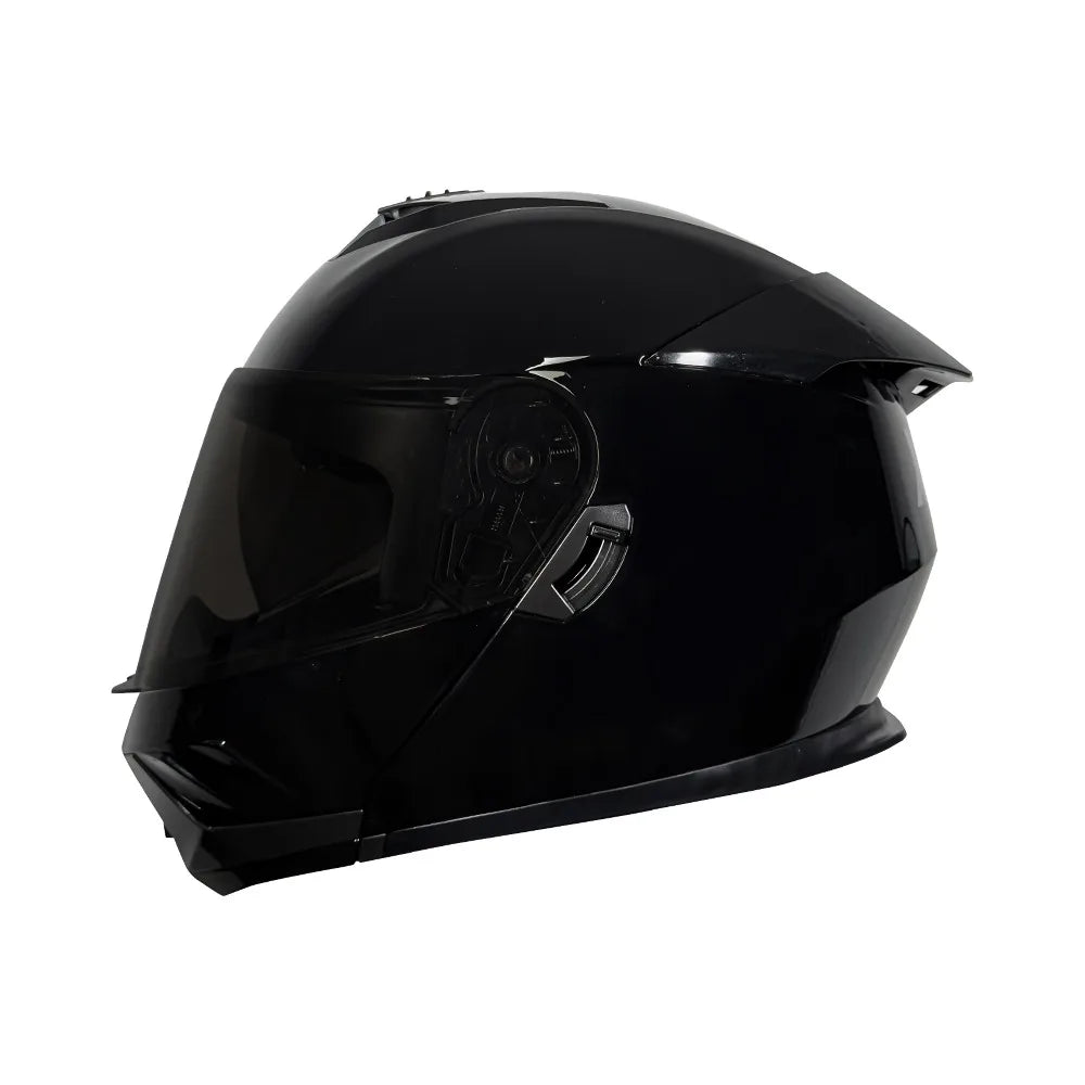 CASCO XKUDO XFORZA NEGRO BRILLO VISOR OSCURO