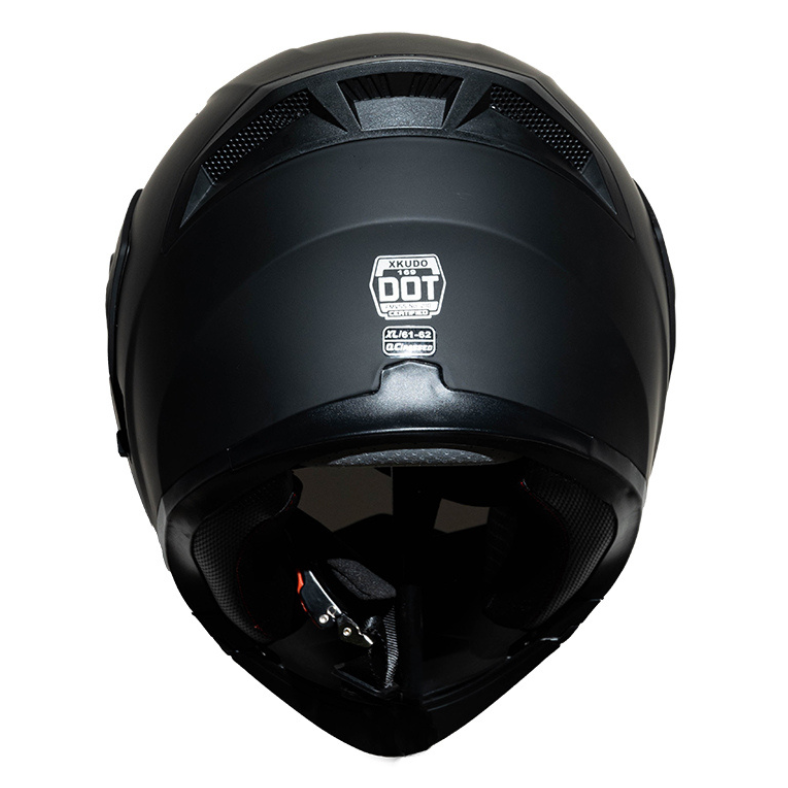 CASCO XKUDO 169 SOLID NEGRO MATE M