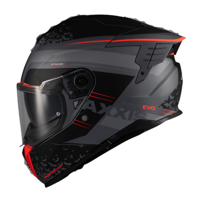 CASCO AXXIS  DARK JUSTICE C4 GRIS MATE