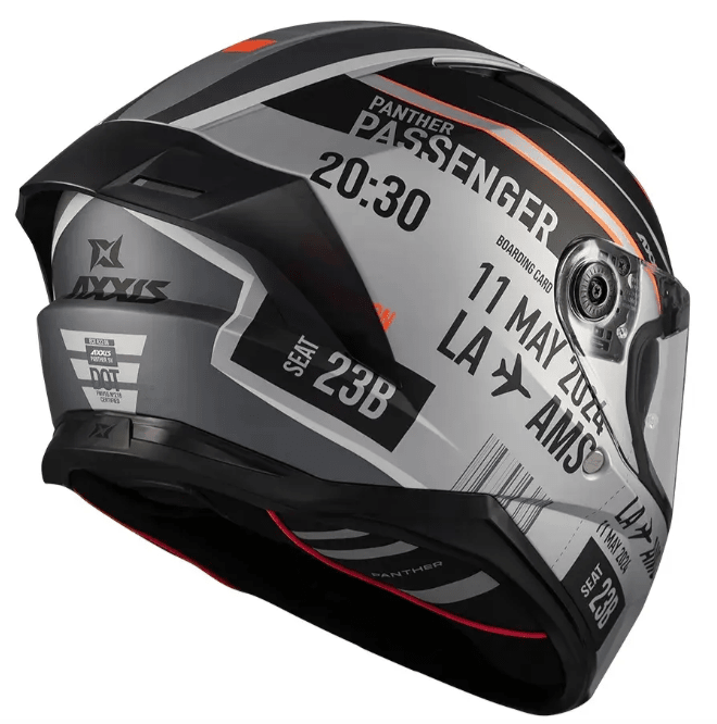 CASCO AXXIS PHANTER PASSENGER BLANCO/GRIS