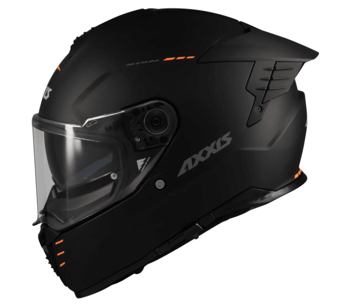 CASCO AXXIS HAWK SV EVO A1 NEGRO MATE