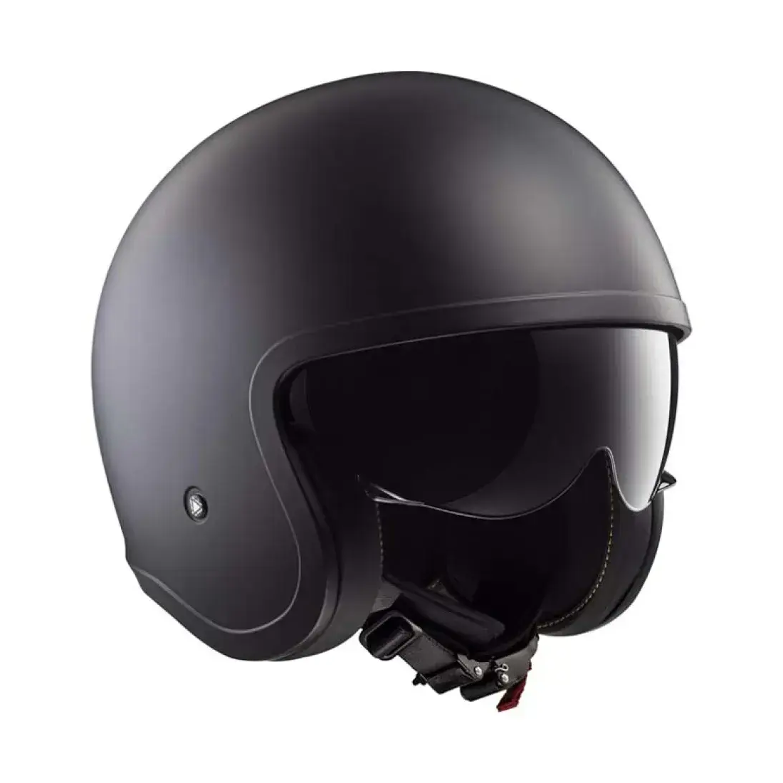 CASCO LS2 OPEN FACE OF599 - NEGRO MATE