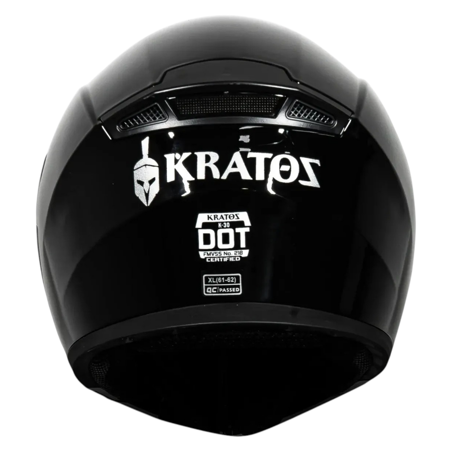 CASCO KRATOZ K30 NEGRO BRILLANTE