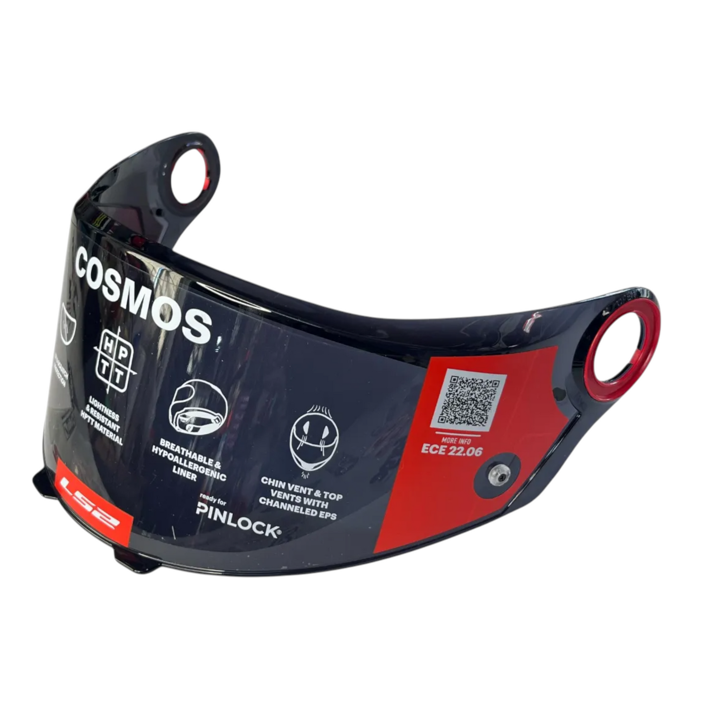 VISOR NEGRO PARA CASCO LS2 FF816