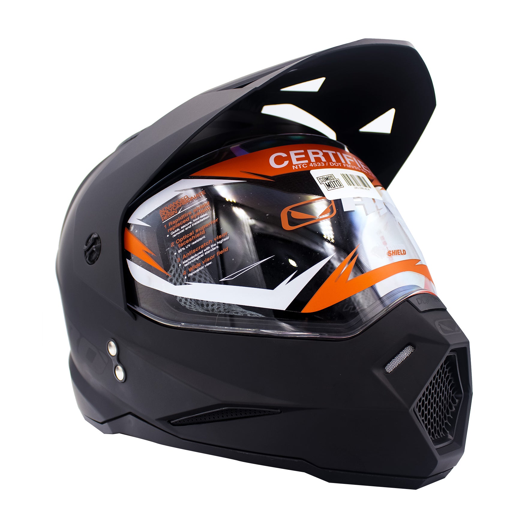 Casco hro negro discount mate