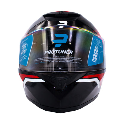 CASCO PROTUNER 500GT - NEGRO/ROJO